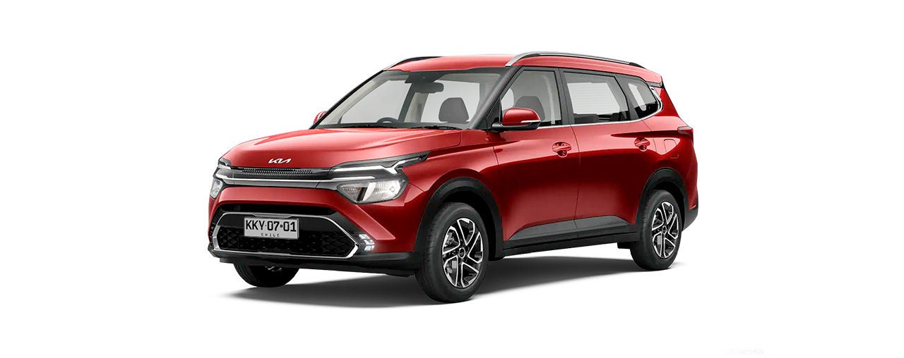 kia carens rojo rubi